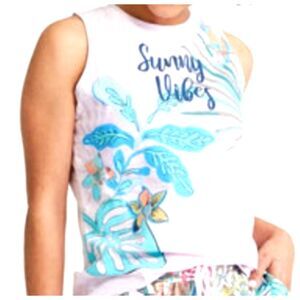 Vera Bradley Tank Top Women's Sunny Vibes Rain Forest Canopy Tropical NEW Small